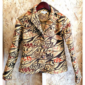 Erin by Erin London Blazer Jacket Coat Yellow Gold Neutrals Size PP 0-2